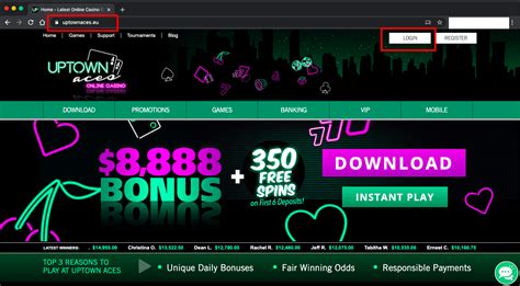 uptown aces casino log in.